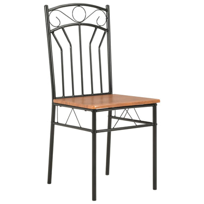 Sedie per Sala da Pranzo 6 pz Marroni in MDF | homemem39