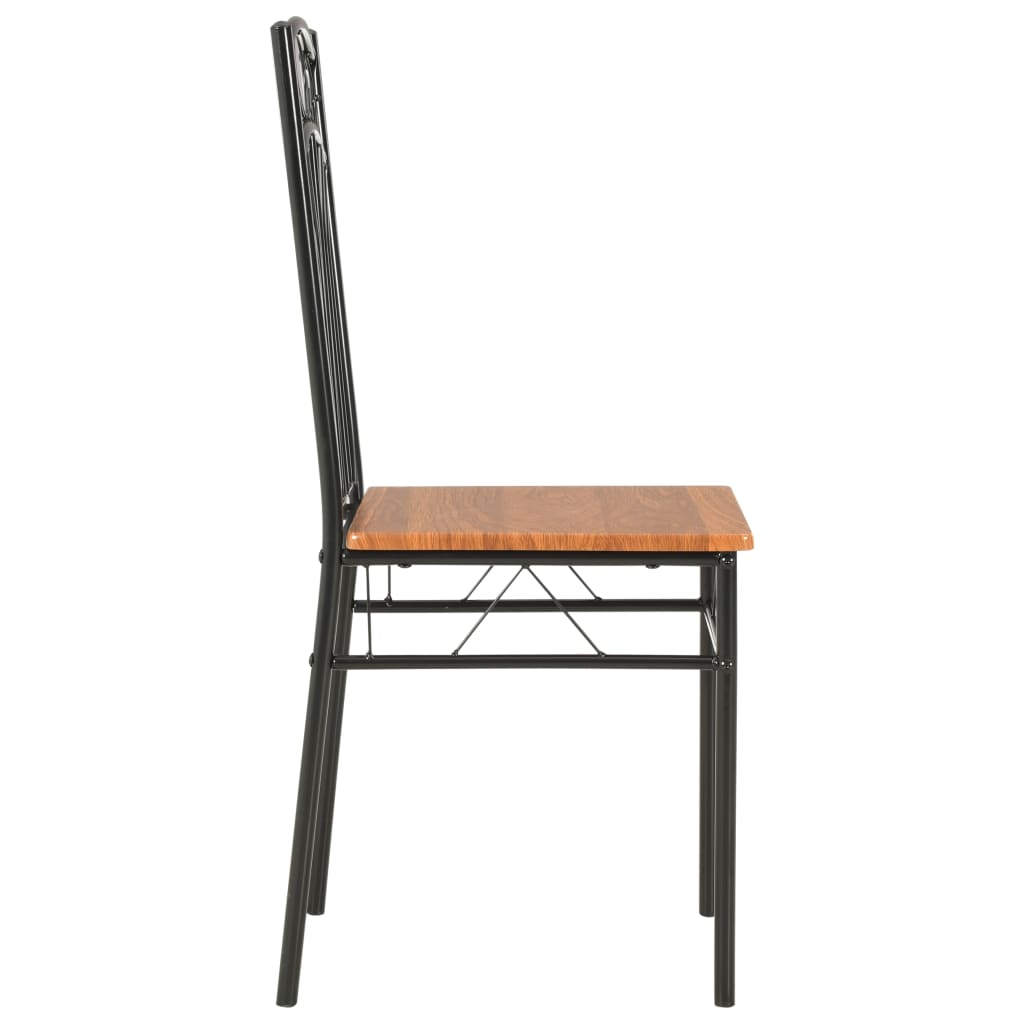 Sedie per Sala da Pranzo 6 pz Marroni in MDF | homemem39