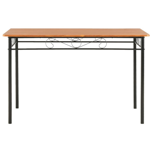 Tavolo da Pranzo Marrone 120x70x75 cm in MDF | homemem39