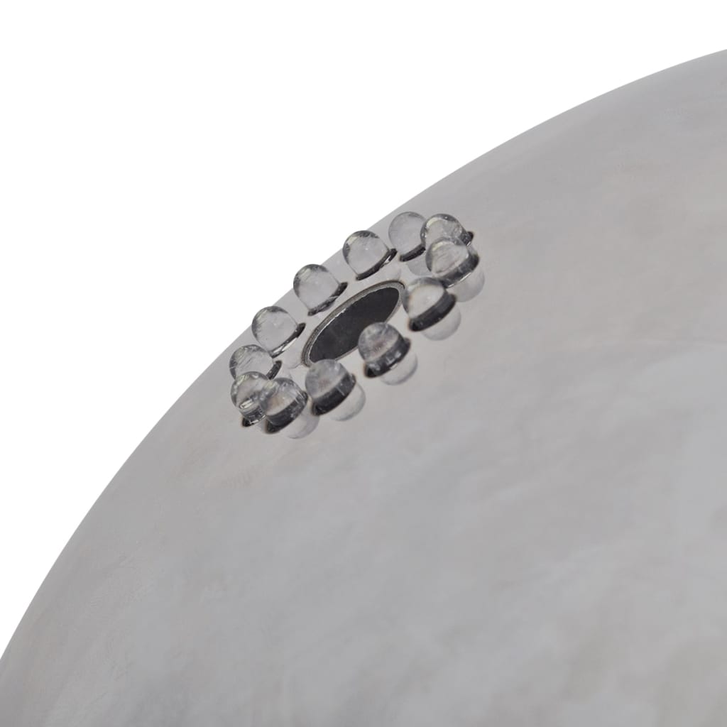 Fontane da Giardino a Sfera 3 pz con LED in Acciaio Inox 30 cm | homemem39