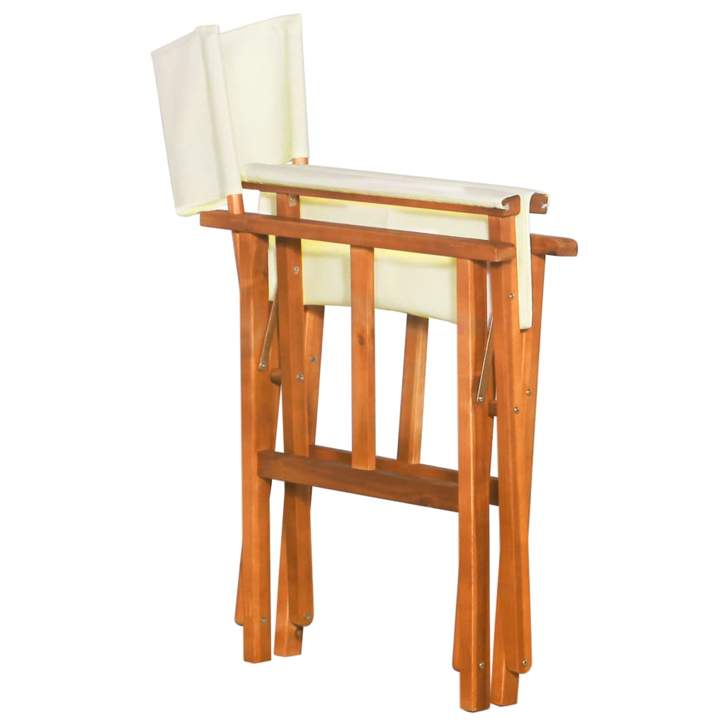 Sedie da Regista 2 pz in Legno Massello di Acacia | homemem39