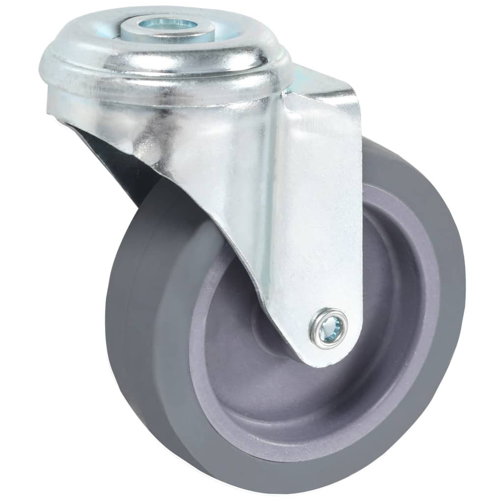 Ruote Girevoli con Foro per Bullone 12 pz 75 mm - homemem39