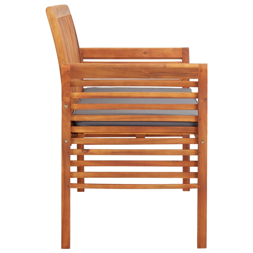 Panca da Giardino a 3 Posti 150 cm Legno Massello di Acacia | homemem39