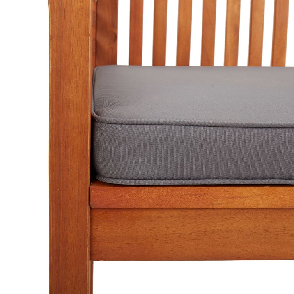 Panca da Giardino a 3 Posti 150 cm Legno Massello di Acacia | homemem39
