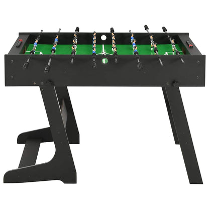 Calcio Balilla Pieghevole 121x61x80 cm Nero - homemem39