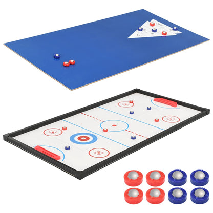 Set Giochi da Tavola 15-in-1 121x61x82 cm in Acero - homemem39