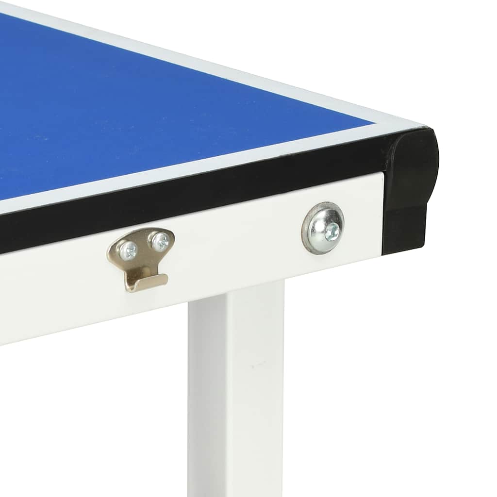 Tavolo da Ping Pong 5 Piedi con Rete 152x76x66 cm Blu | homemem39