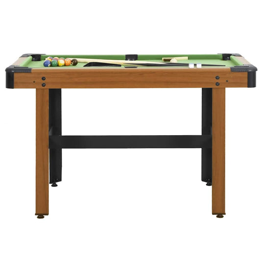 Tavolo da Biliardo 4 Piedi 122x61x76 cm Marrone | homemem39