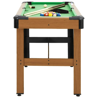 Tavolo da Biliardo 4 Piedi 122x61x76 cm Marrone | homemem39