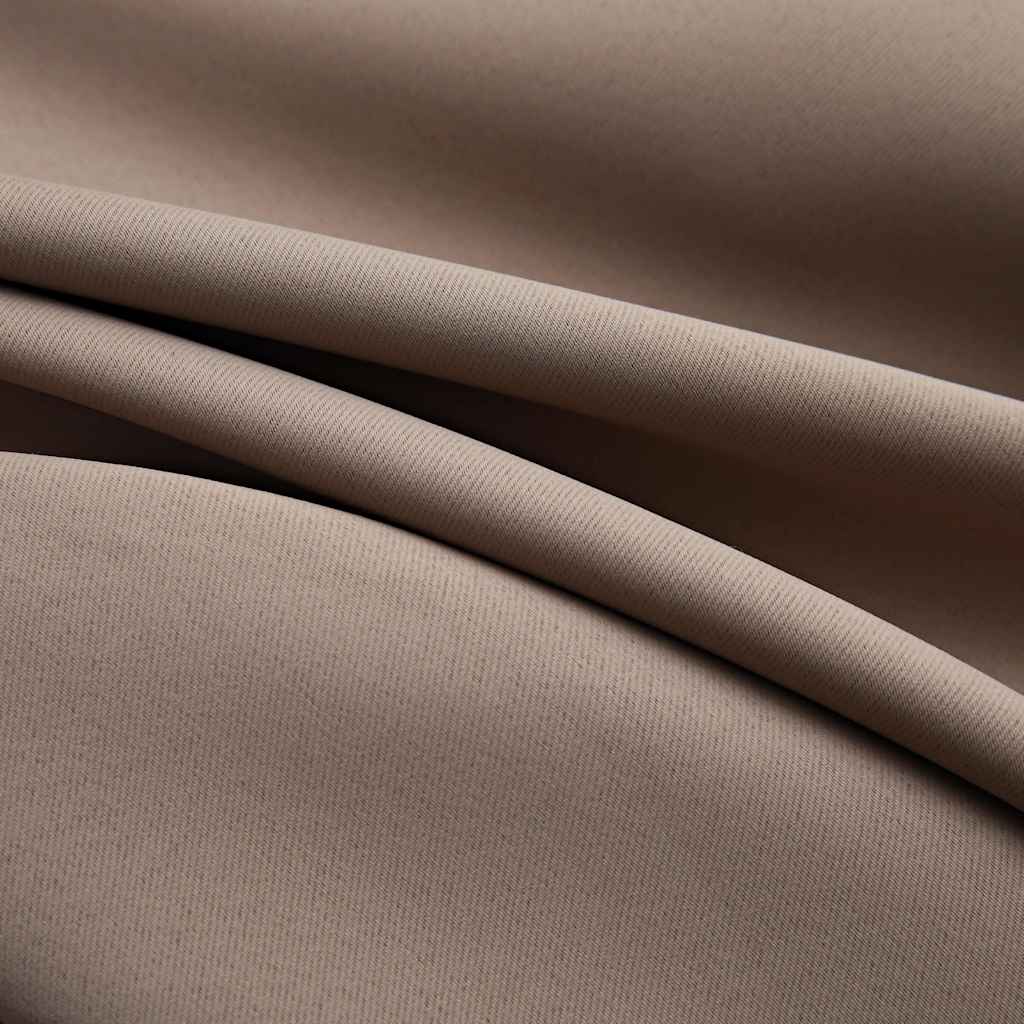 Tende Oscuranti con Anelli Metallo 2pz Grigio Talpa 140x175 cm