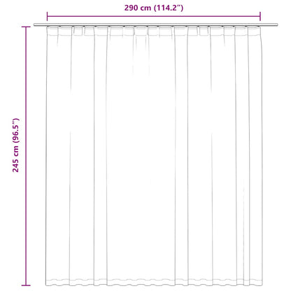 Tenda Oscurante con Ganci Grigio Talpa 290x245 cm | homemem39