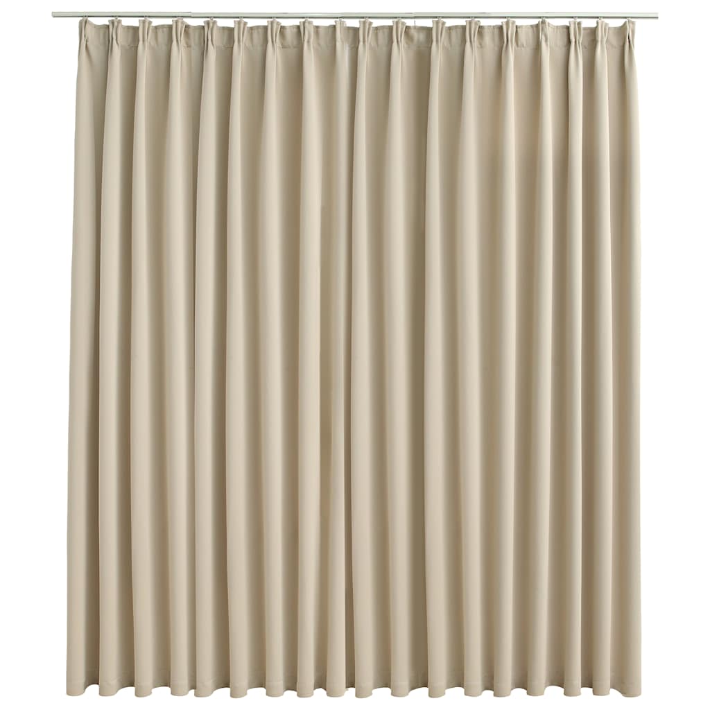 Tenda Oscurante con Ganci Beige 290x245 cm | homemem39