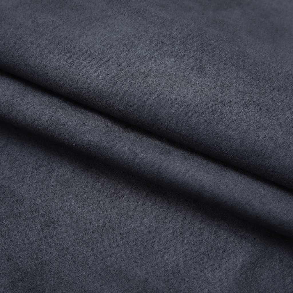 Tende Oscuranti con Ganci 2 pz Antracite 140x225 cm | homemem39