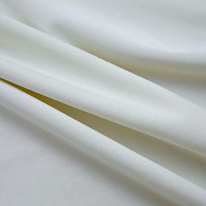 Tende Oscuranti con Anelli 2 pz Crema in Velluto 140x225 cm