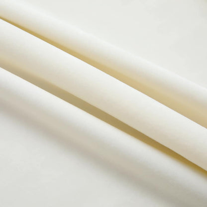 Tenda Oscurante con Ganci Crema in Velluto 290x245 cm | homemem39