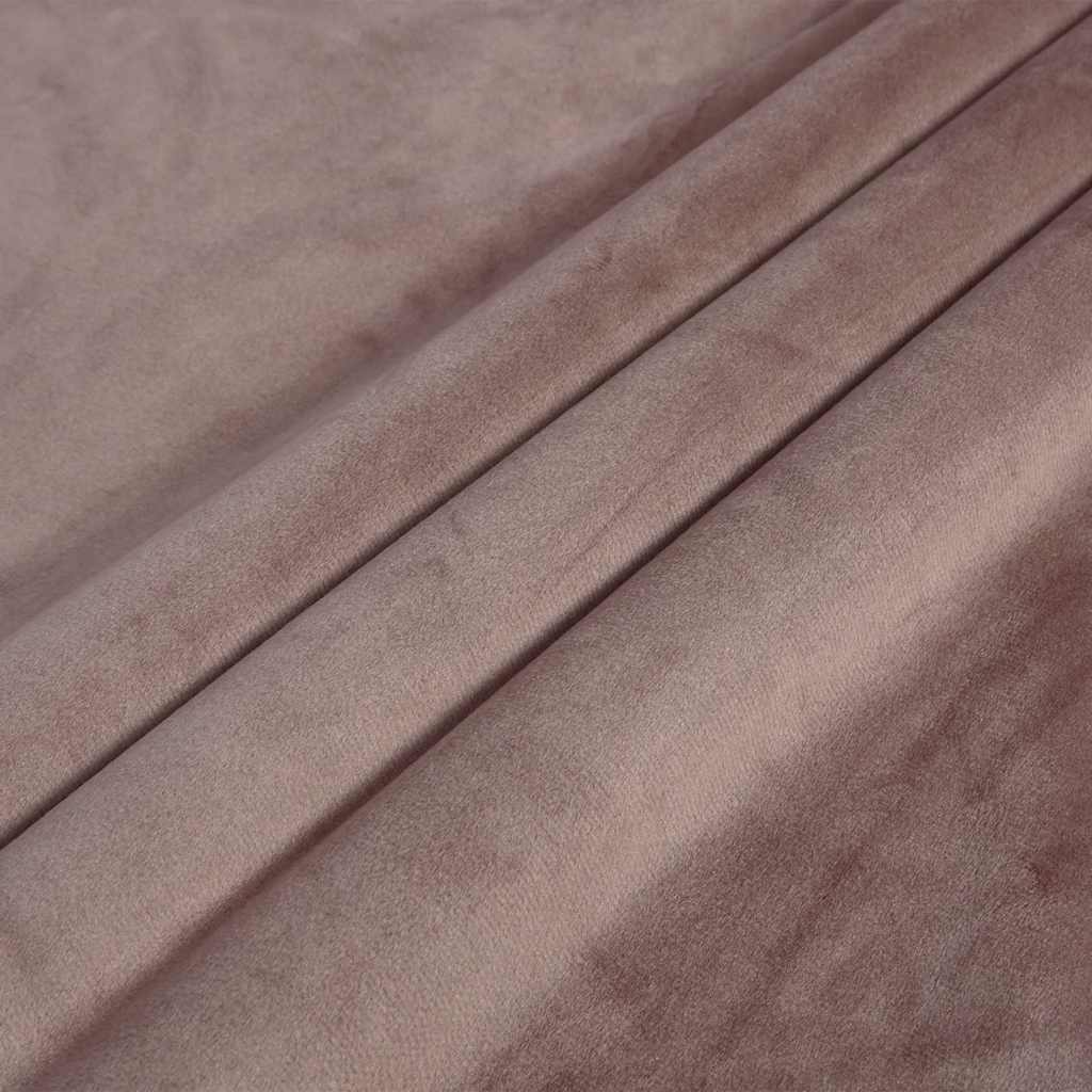 Tenda Oscurante Anelli in Metallo Velluto Rosa Antico 290x245cm