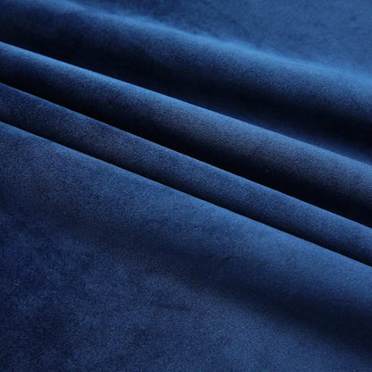 Tende Oscuranti con Ganci 2 pz Blu Scuro in Velluto 140x175 cm
