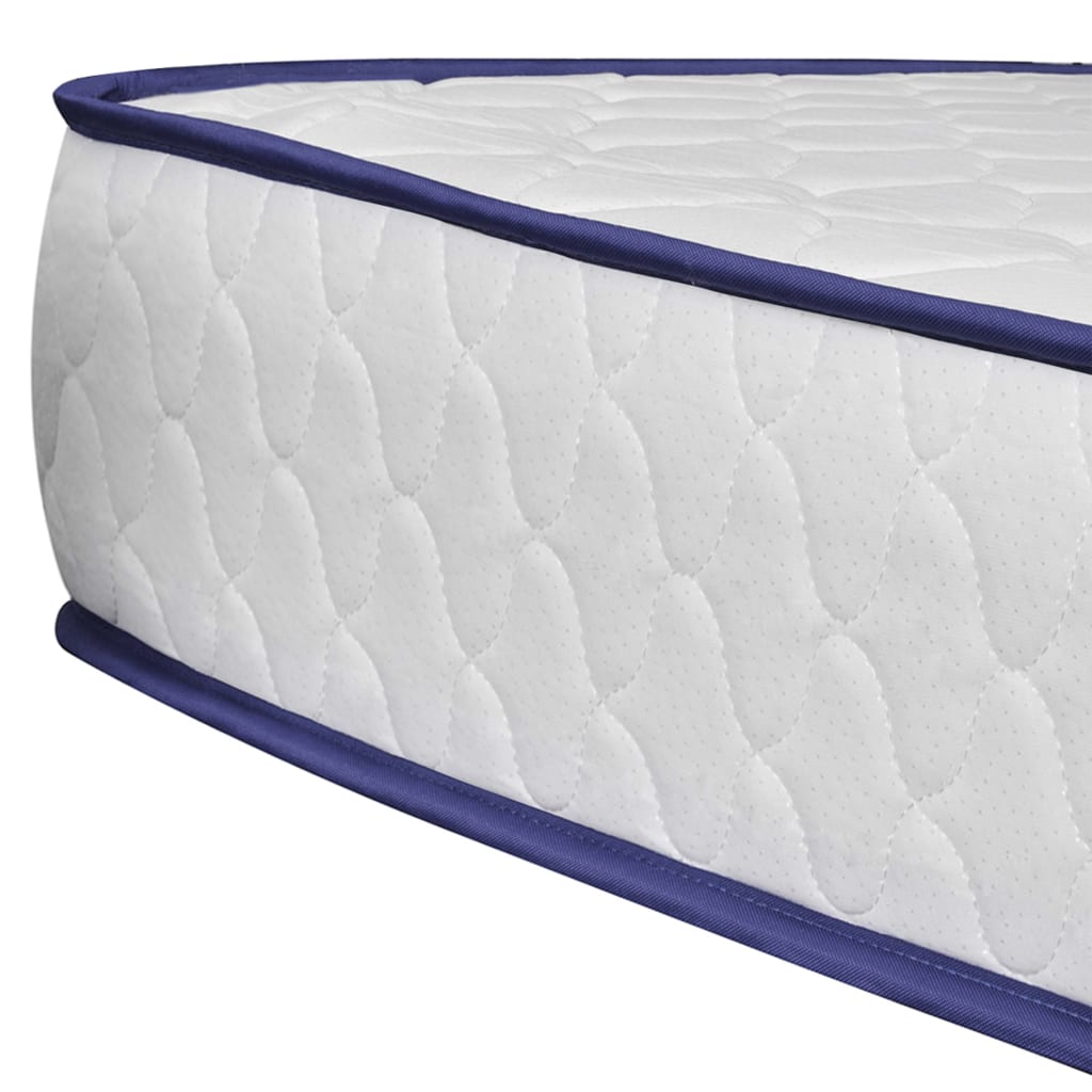 Letto con Materasso Memory Foam Nero in Velluto 180x200 cm | homemem39
