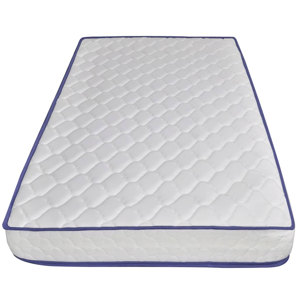 Letto con Materasso Memory Foam Nero in Velluto 180x200 cm | homemem39