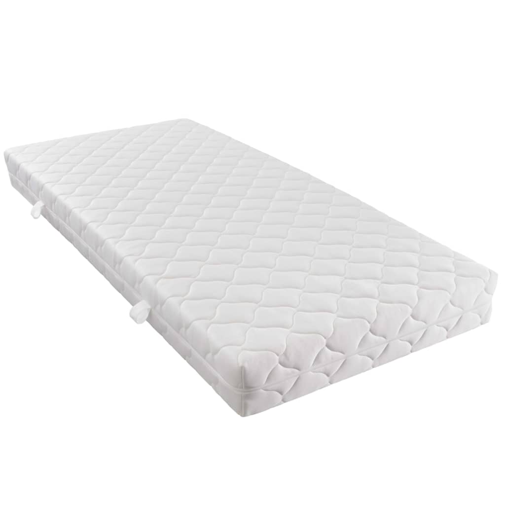Letto con Materasso Nero in Velluto 180x200 cm | homemem39