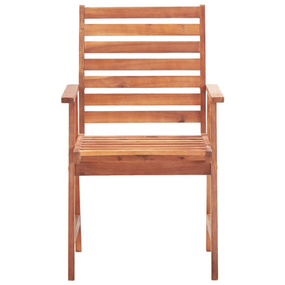 Sedie da Pranzo per Esterno 2 pz in Legno Massello di Acacia - homemem39