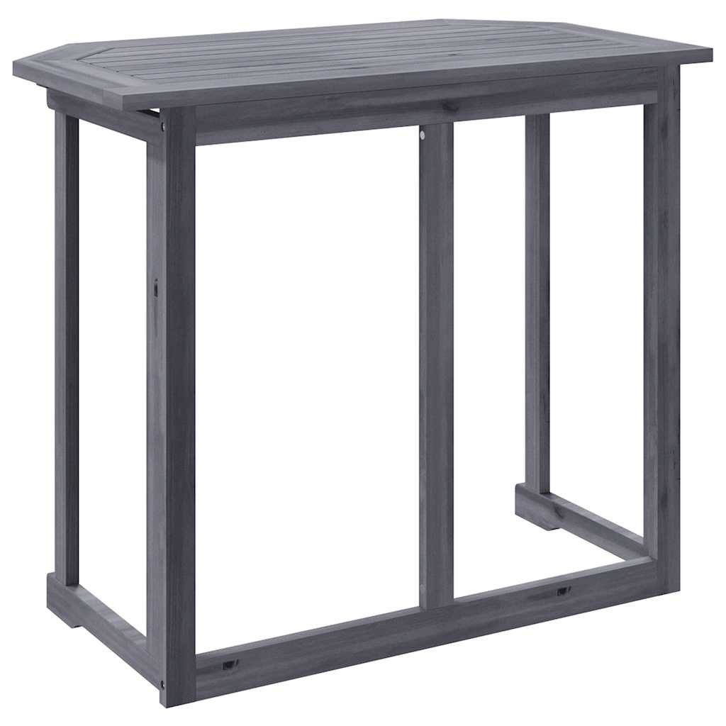 Tavolo da Balcone Pieghevole 90x50x74 cm in Massello di Acacia