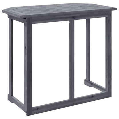 Tavolo da Balcone Pieghevole 90x50x74 cm in Massello di Acacia