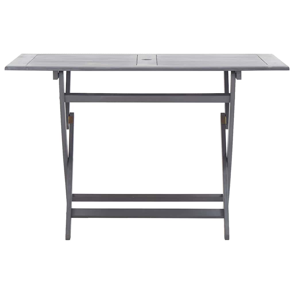 Tavolo da Giardino Pieghevole 120x70x75cm in Massello d'Acacia | homemem39