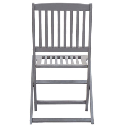 Sedie da Giardino Pieghevoli 4 pz in Legno Massello d'Acacia - homemem39