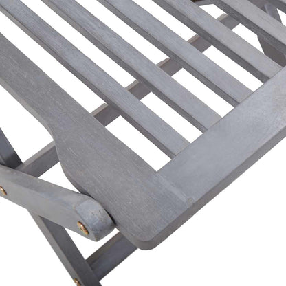 Sedie da Giardino Pieghevoli 4 pz in Legno Massello d'Acacia | homemem39