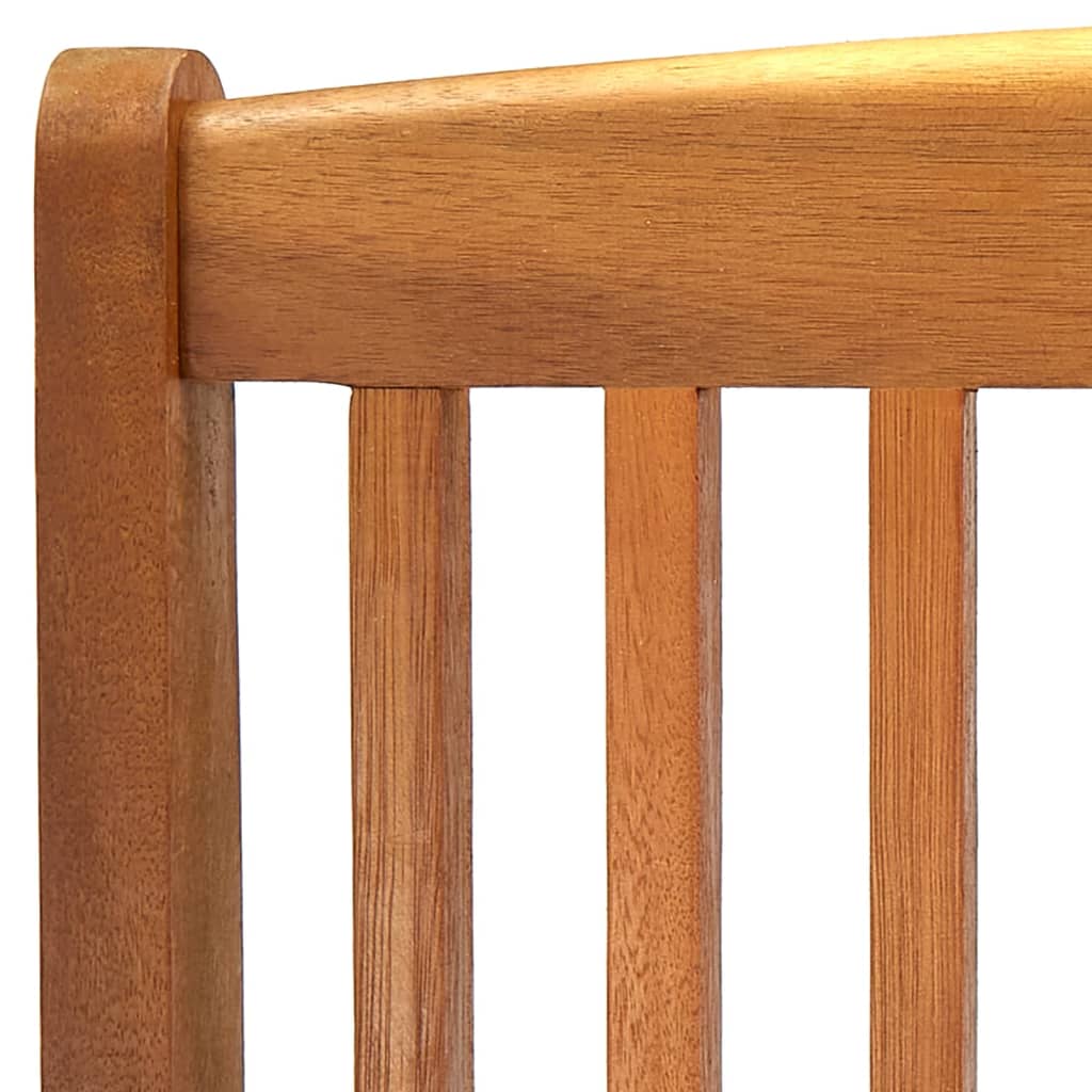 Folding Garden Chairs 4 pcs in Solid Acacia Wood