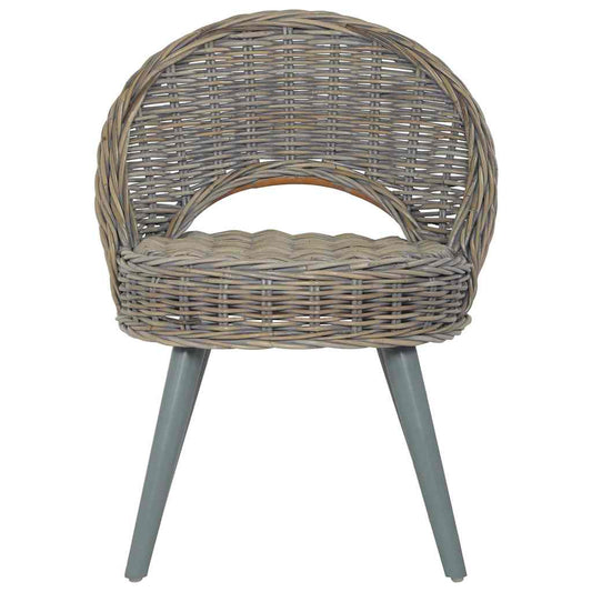 Poltrona in Rattan Kubu Grigio - homemem39