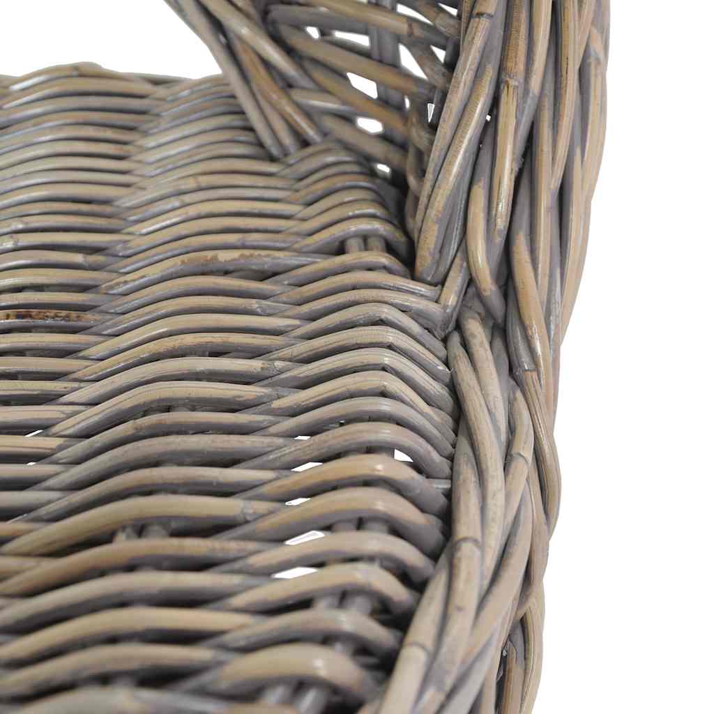 Poltrona in Rattan Kubu Grigio - homemem39