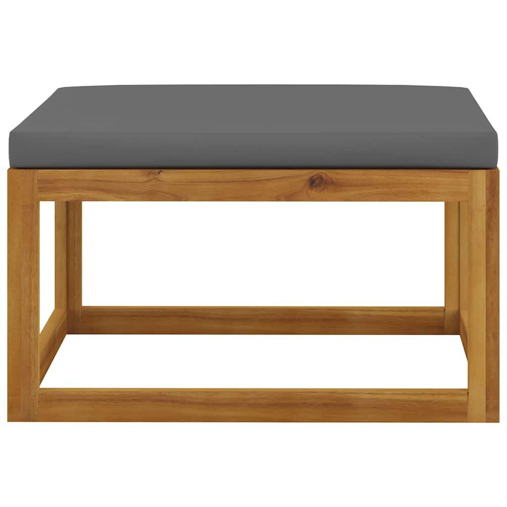 Set Divani Giardino 6 pz con Cuscini Legno Massello di Acacia