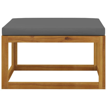 Set Divani Giardino 6 pz con Cuscini Legno Massello di Acacia