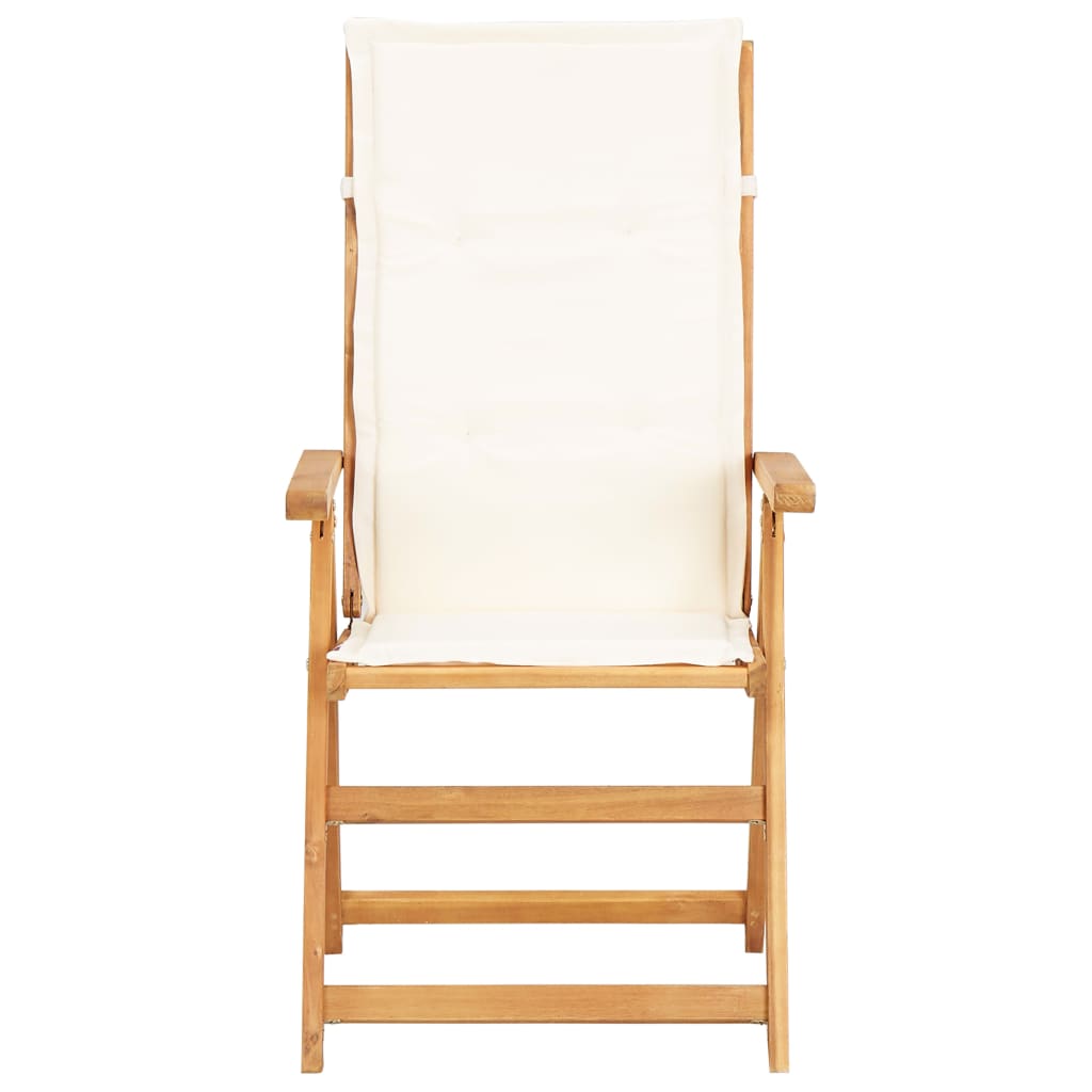 Sedie Reclinabili da Giardino 2 pz Legno Massello d'Acacia - homemem39