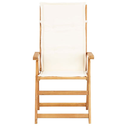 Sedie Reclinabili da Giardino 2 pz Legno Massello d'Acacia - homemem39