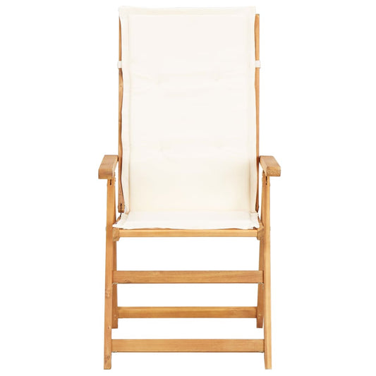 Sedie Reclinabili da Giardino 2 pz Legno Massello d'Acacia - homemem39