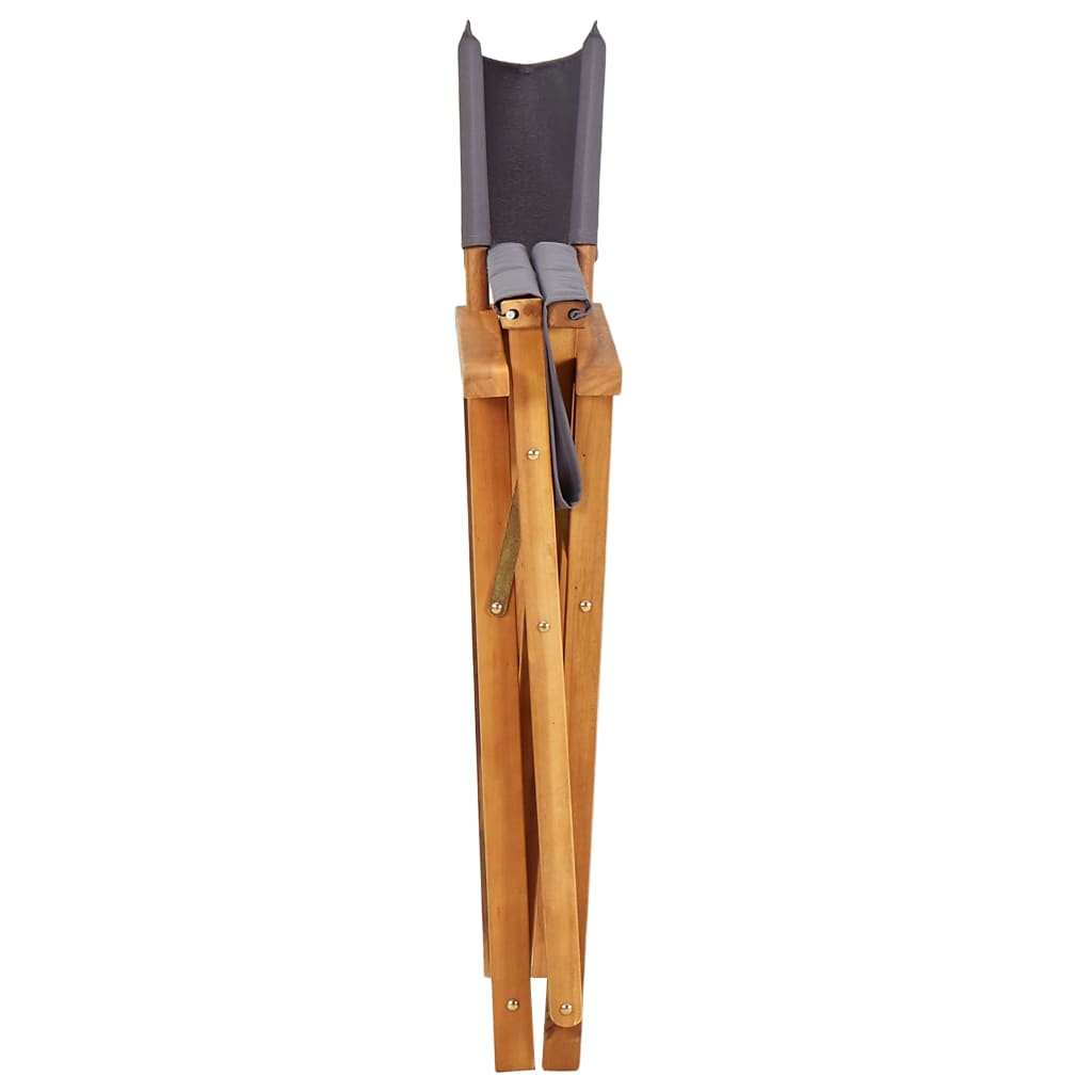 Sedie da Regista 2 pz in Legno Massello di Acacia | homemem39
