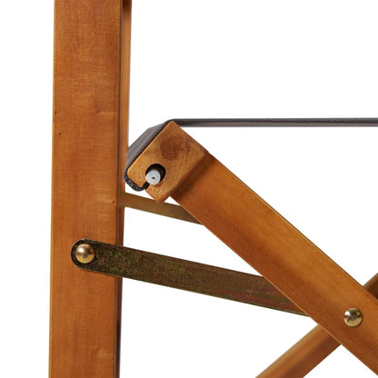 Sedie da Regista 2 pz in Legno Massello di Acacia | homemem39