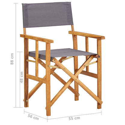 Sedie da Regista in Legno Massello di Acacia - homemem39