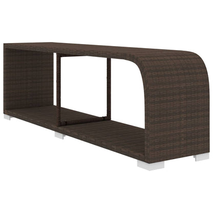 Set Divani da Giardino 10 pz con Cuscini in Polyrattan Marrone - homemem39