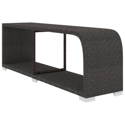 Set Divani da Giardino 11 pz con Cuscini in Polyrattan Nero - homemem39