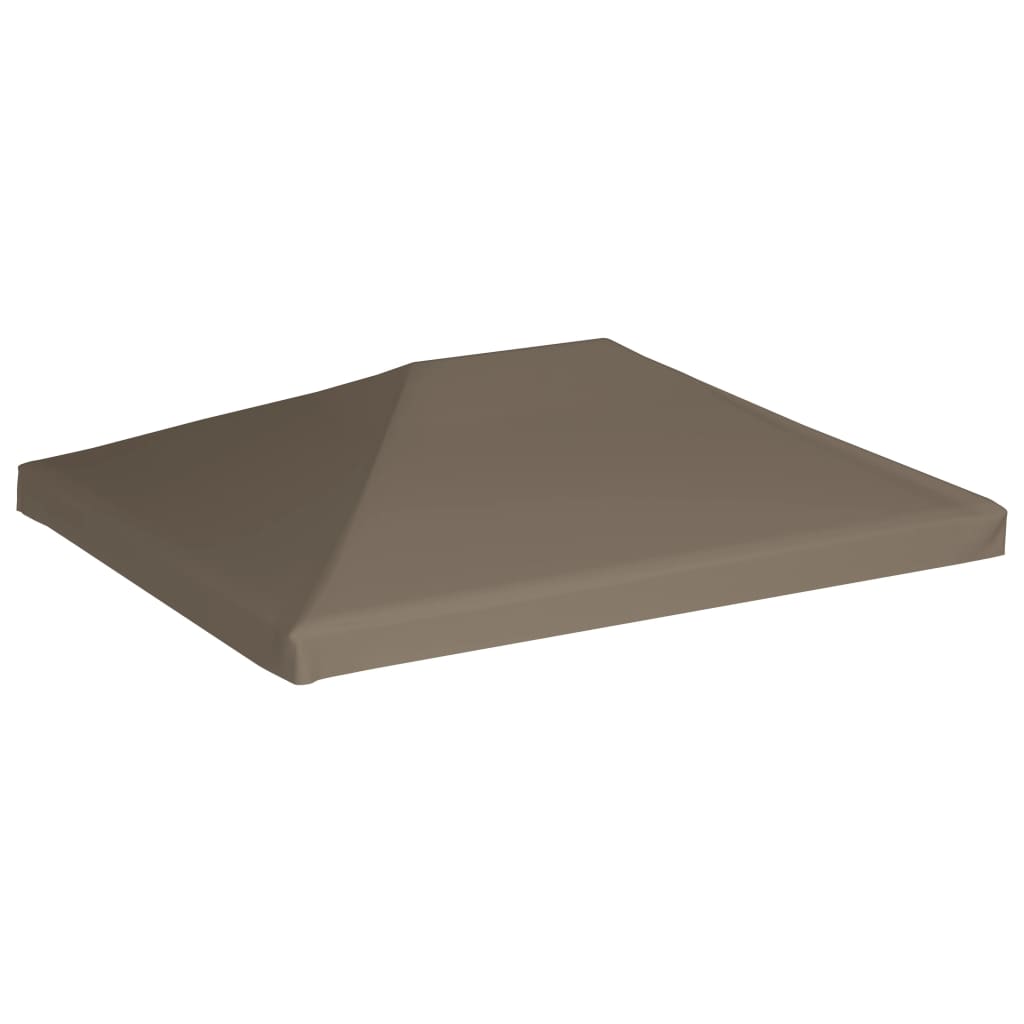 Copertura Superiore per Gazebo 310 g/m² 3x3m Grigio Talpa - homemem39