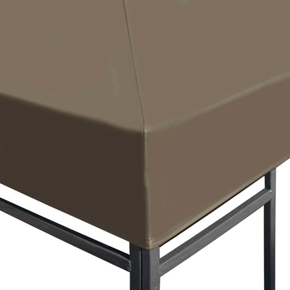 Copertura Superiore per Gazebo 310 g/m² 3x3m Grigio Talpa - homemem39