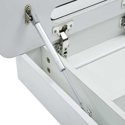 Armadietto Bagno con Specchio e LED 80x9,5x55 cm | homemem39