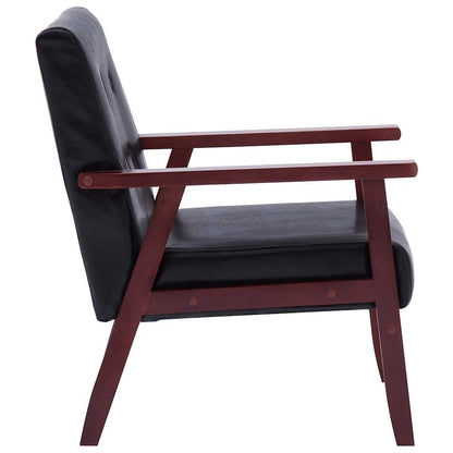 Set di Divani 2 pz Nero in Similpelle | homemem39