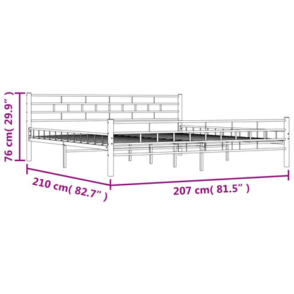 Giroletto Nero in Acciaio 200x200 cm | homemem39