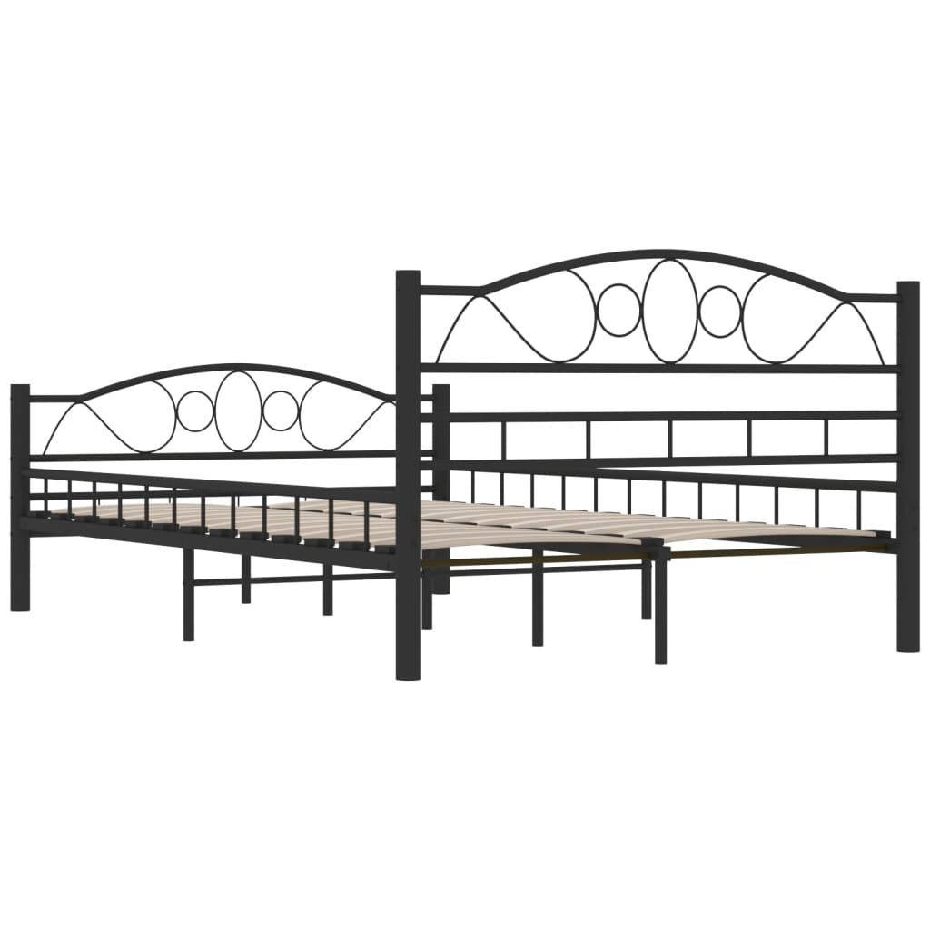 Giroletto Nero in Acciaio 120x200 cm | homemem39