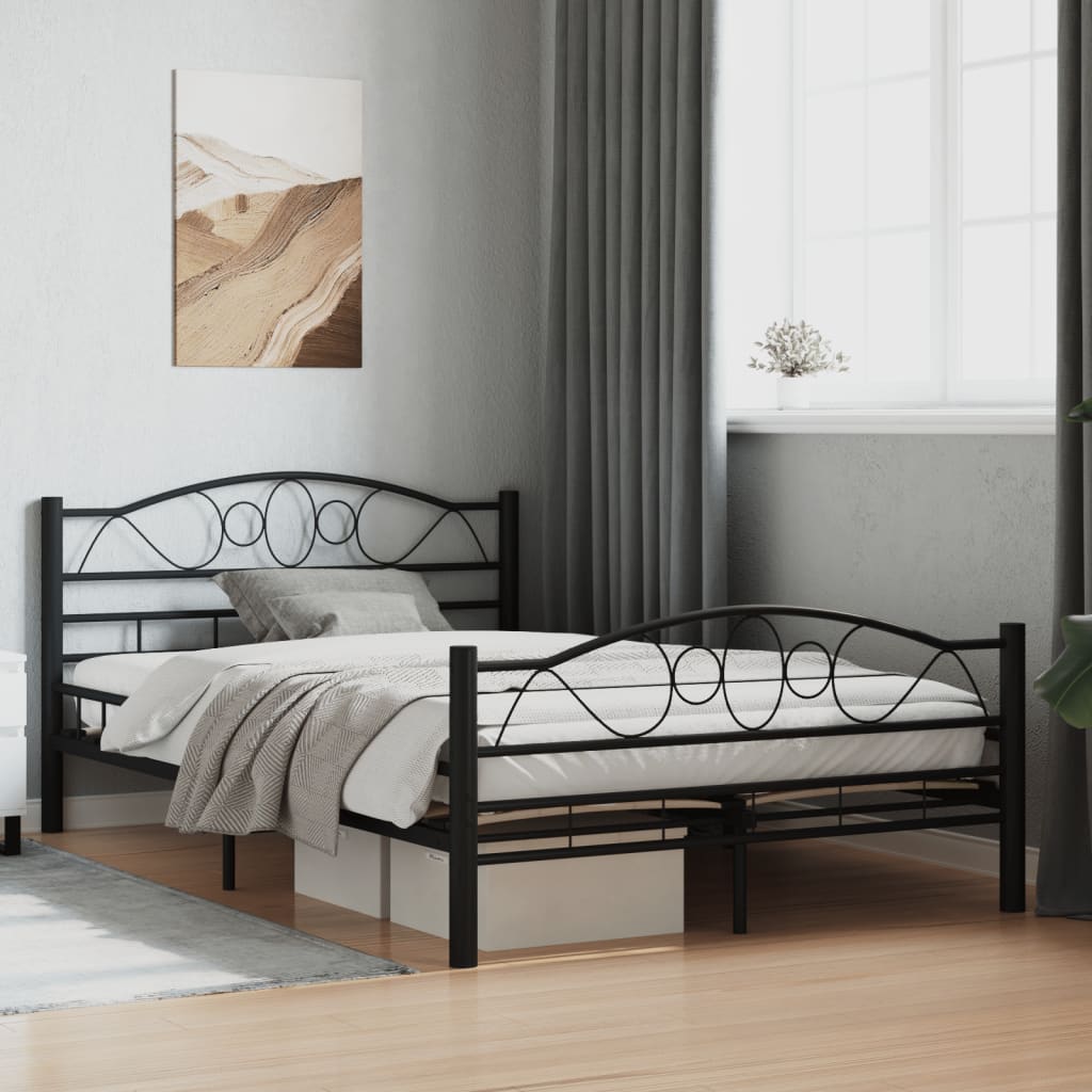Giroletto Nero in Acciaio 120x200 cm | homemem39